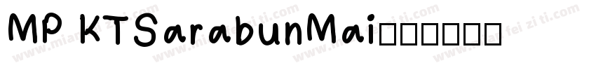 MP KTSarabunMai字体转换